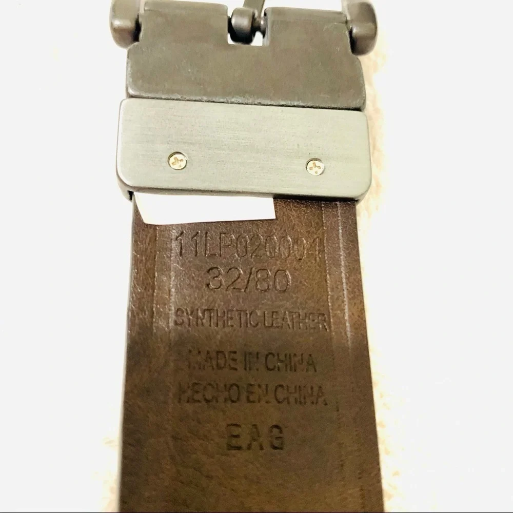 LEVI’S reversible Black/Brown leather belt 32/80